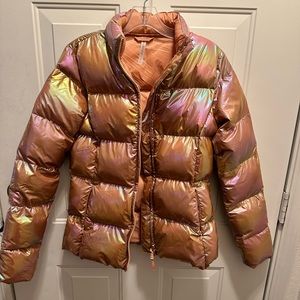 Fabletics puffer coat size small